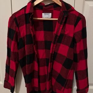Red and black flannel (Old Navy)